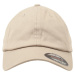 Khaki Beanie Flexfit Cotton Twill Dad Cap