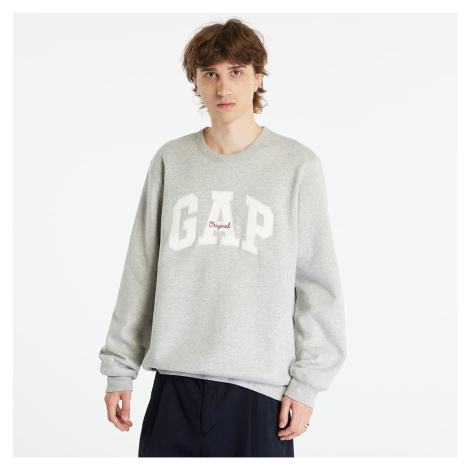 Mikina GAP Gap Original Arch Crew Light Heather Grey