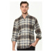 G702 DEWBERRY MEN'S SHIRT-COFFEE