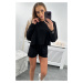 Set blouse + shorts black