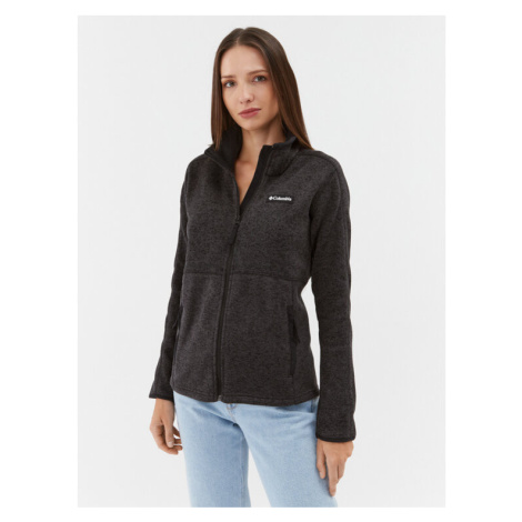 Columbia Fleecová mikina W Sweater Weather™ Full Zip Čierna Regular Fit