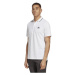 adidas ESSENTIALS PIQUÉ SMALL LOGO Pánske tričko, biela, veľkosť