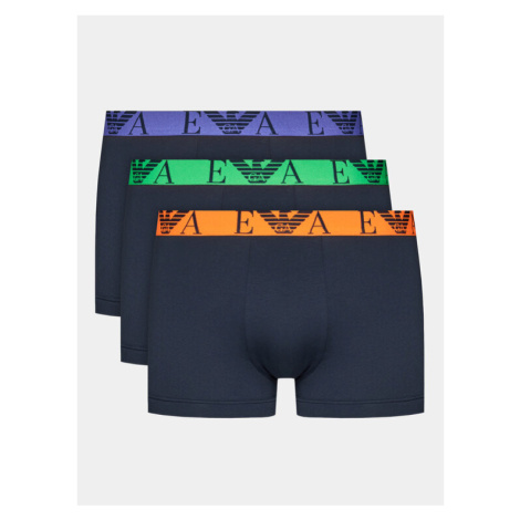 Emporio Armani Underwear Súprava 3 kusov boxeriek 111357 4R715 70435 Tmavomodrá