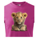 Dětské tričko s roztomilým lvíčetem - krásný barevný motiv s plnými barvami