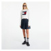 TOMMY JEANS Boxy Center Flag Pullover White