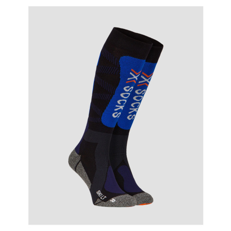 Lyžiarske Ponožky čierno-modré X-socks Ski Lt 4.0