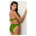 KHAKI PUSH-UP BIKINY S NOHAVIČKAMI VYŠŠIEHO STRIHU ALICE --26/G KOLOR P35