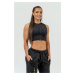 NEBBIA Dámsky crop top s vysokou podporou INTENSE Mesh 842 Nebbia