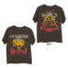 Def Leppard tričko Hysteria World Tour Hnedá