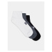 Sada troch unisex ponožiek v bielej, šedej a čiernej farbe Under Armour UA Core Low Cut.