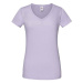 Lavender Women's T-shirt Iconic Vneck Fruit of the Loom