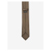 Hnedá kravata Jack & Jones Solid