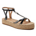 Lauren Ralph Lauren Espadrilky 802935579001 Čierna