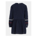 Tommy Hilfiger Každodenné šaty Global Stripe Tape Detail KG0KG07347 D Tmavomodrá Regular Fit