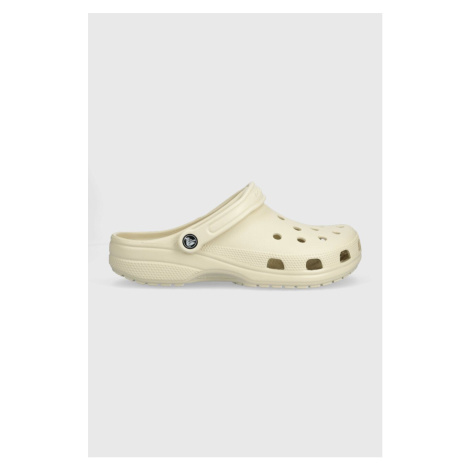 Šľapky Crocs Classic pánske, béžová farba, 10001