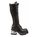 topánky kožené NEW ROCK 14-eye Boots (236-S1) Čierna