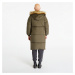Bunda Urban Classics Ladies Oversize Faux Fur Puffer Coat Darkolive/ Beige