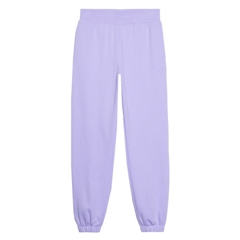 4F Športové nohavice  fialová