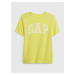 Žlté detské tričko GAP