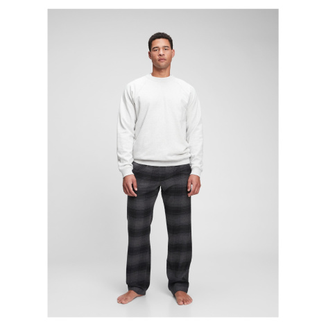 Černé dámské flanelové pyžamové kalhoty GAP