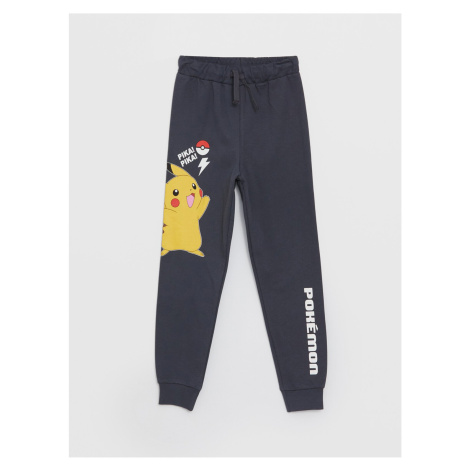 LC Waikiki Boys' Elastic Waist Pikachu Printed Jogger Sweatpants