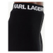 KARL LAGERFELD Puzdrová sukňa 221W1325 Čierna Slim Fit