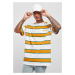 Starter Logo Striped Tee White/Yellow