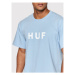 HUF Tričko Essentials Og Logo TS01752 Modrá Regular Fit