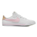 Dievčenská rekreačná obuv NIKE Court Legacy Ks white pink foam honeydew