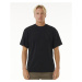 Rip Curl SEARCH EMBROIDERY TEE Black T-shirt