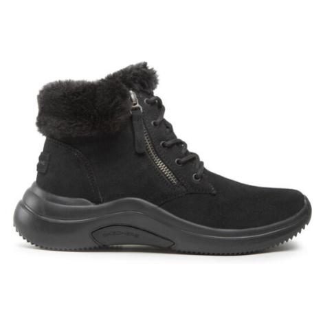 Skechers Členková obuv On-The-Go Midtown 144267/BBK Čierna