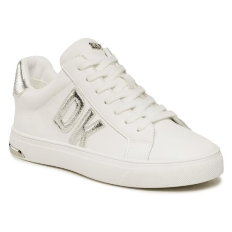 DKNY Sneakersy Abeni Lace Up Sneaker K1300916 Biela