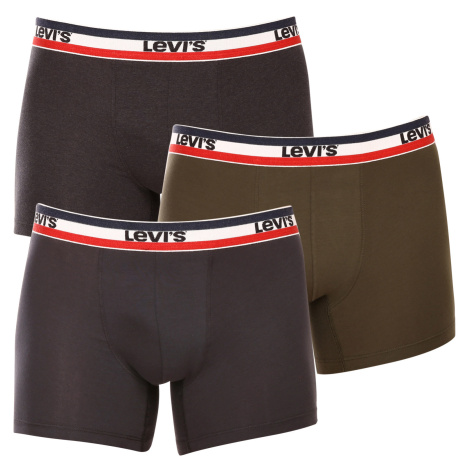 3PACK pánske boxerky Levis viacfarebné (100002870 009) Levi´s