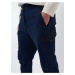 Tmavomodré pánske nohavice s vreckami Salsa Jeans