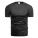 Pánske klasické tričká s krátkym rukávom v čiernej farbe