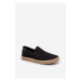 Men's Espadrille sneakers with braid, black Fenen