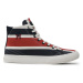 Tommy Hilfiger Sneakersy Th Hi Vulc Street Stripes FM0FM04690 Tmavomodrá