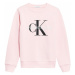 Calvin Klein Jeans Mikina  ružová / čierna / biela