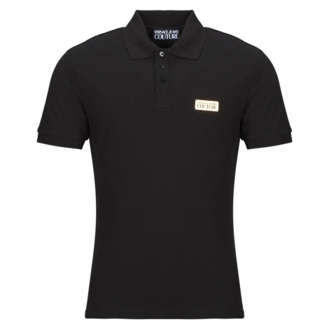 Versace Jeans Couture  POLO77GAGT08  Polokošele s krátkym rukávom Čierna