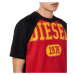 Tričko Diesel T-Raglen T-Shirt Čierna