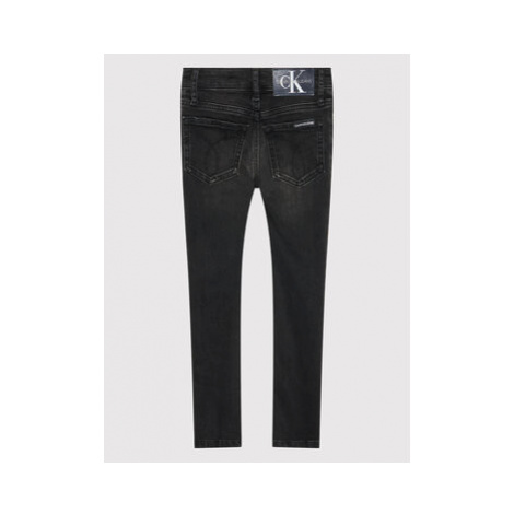 Calvin Klein Jeans Džínsy Ess IG0IG01074 Čierna Super Skinny Fit