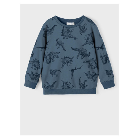 Dark blue boys' patterned sweatshirt name it Felix - Boys