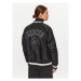 Mercer Amsterdam Bundy bomber Unisex Re-Varsity MEAP231010 Čierna Regular Fit