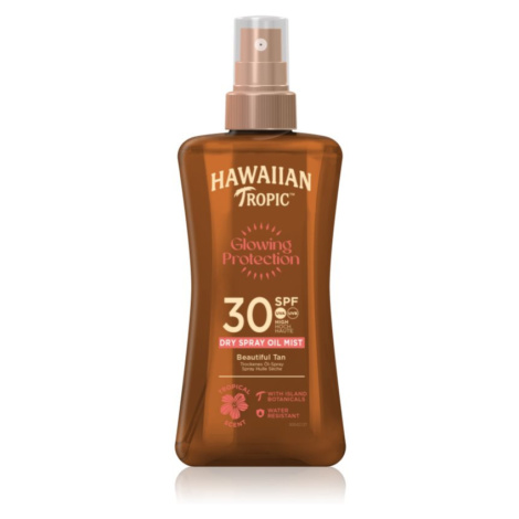 Hawaiian Tropic Glowing Protection transparentná hmla na opaľovanie SPF 30