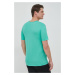 Bavlnené tričko United Colors of Benetton zelená farba, jednofarebné