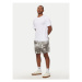 Converse Športové kraťasy M Aop Resort Short 10026436-A01 Čierna Regular Fit