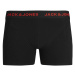 JACK & JONES Boxerky 'Black Friday'  modrá / žltá / oranžová / čierna