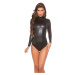 Sexy KouCla Latex Look Body backfree black