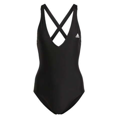 ADIDAS SPORTSWEAR Športové jednodielne plavky  čierna / biela