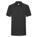 Heavy Polo Friut of the Loom Black T-Shirt